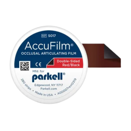 PARKELL Accufilm II Occulsal Articulating Film - Double Sided Red/Black